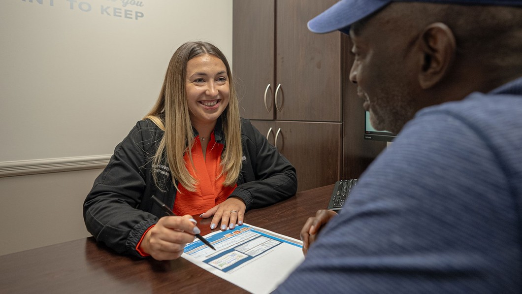 patient in a dental clinic