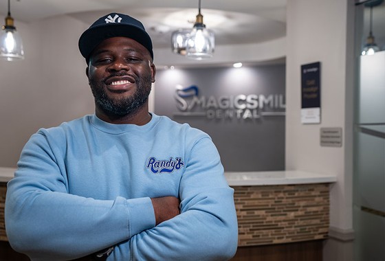 patient in a dental clinic